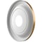 Ekena Millwork Traditional PVC Medallion (Canopies up to 7 1/2"), 13"OD x 3 1/2"ID x 1 1/4"P, Metallic Gold Rush CMP13TRCGH - alternate 3